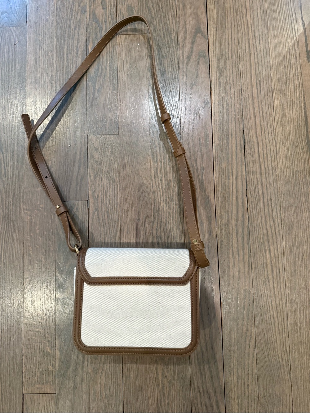 Maje Leather and material mix bag - Picture 7 of 10